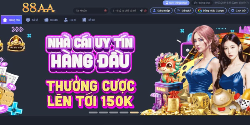 Đăng nhập aa88 qua website